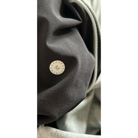 Lululemon Gray Jogger Sweatpants With Drawstring Waist & Back Zipper Pocket - Picture 7 of 9